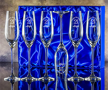 Personalised Champagne Flutes