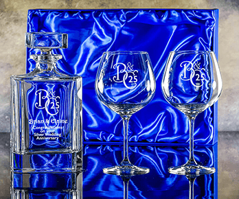 Engraved Decanter Sets